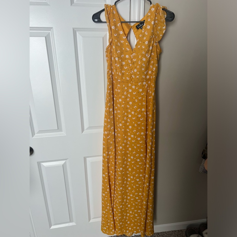 Lulus floral maxi dress